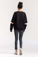 Fleece Sweatshirt With Artwork