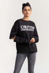 Fleece Sweatshirt With Artwork