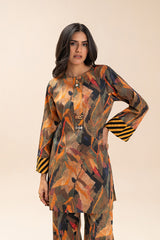 2 PIECE PRINTED  LAWN SUIT (PRET)