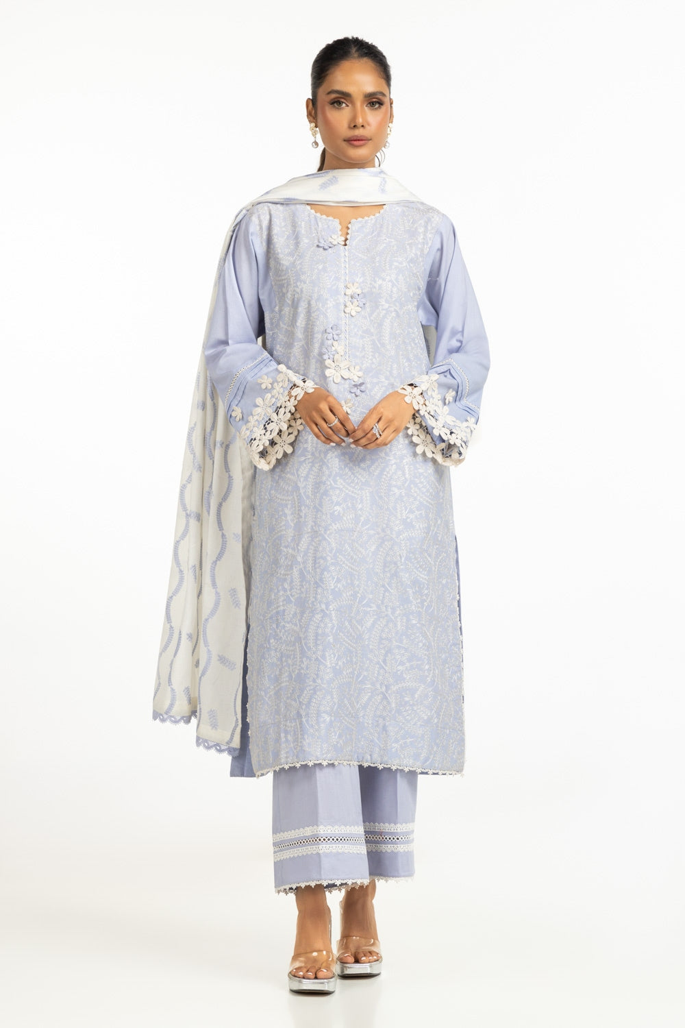 Cambric Embroidered Shirt Trouser