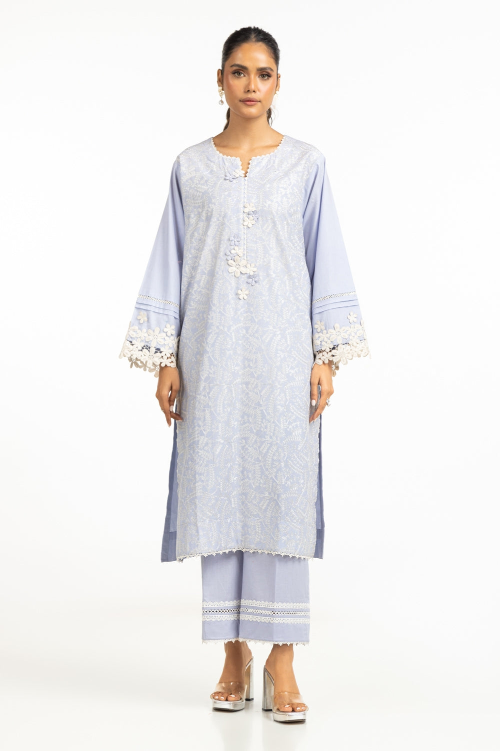 Cambric Embroidered Shirt Trouser