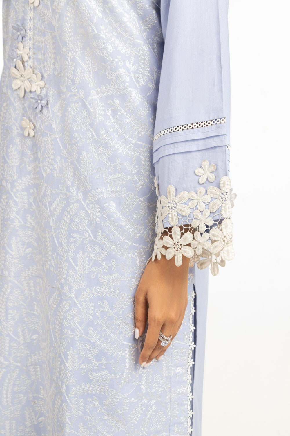 Cambric Embroidered Shirt Trouser