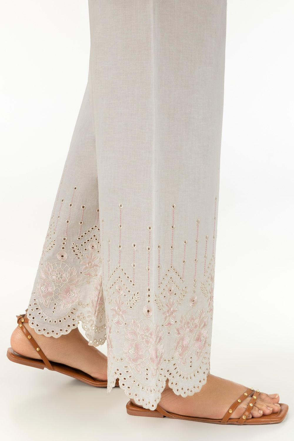 Cambric Embroidered Trouser