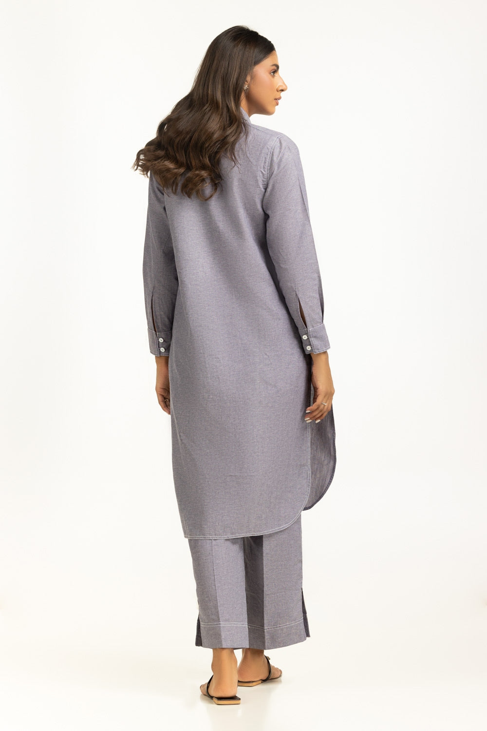 Chambray Button Down Co-Ord Set