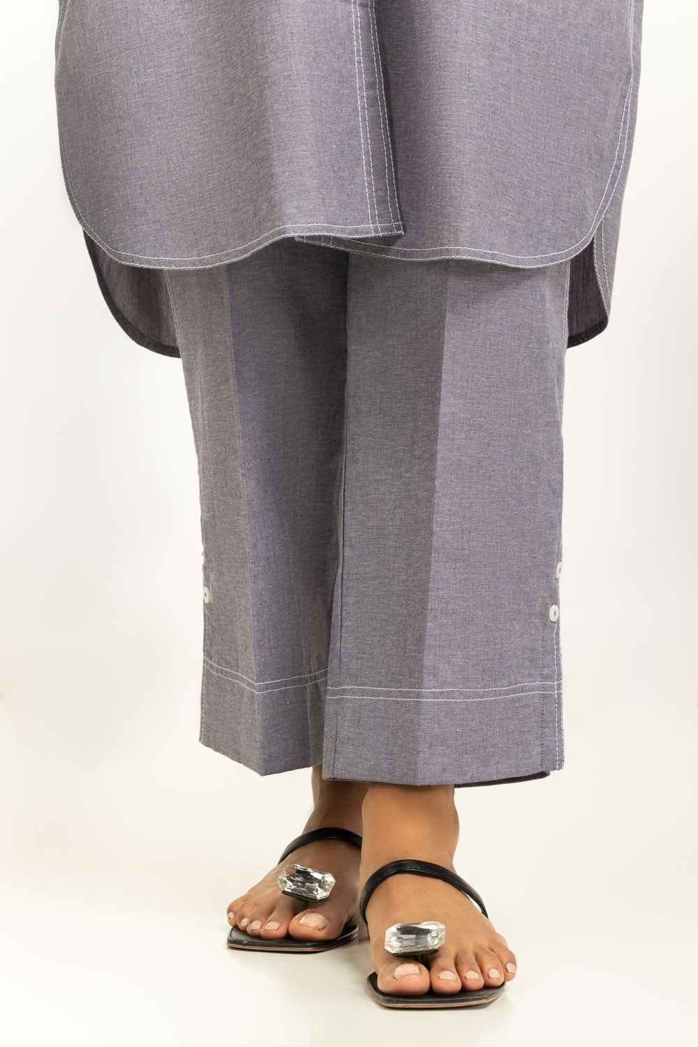 Chambray Button Down Co-Ord Set