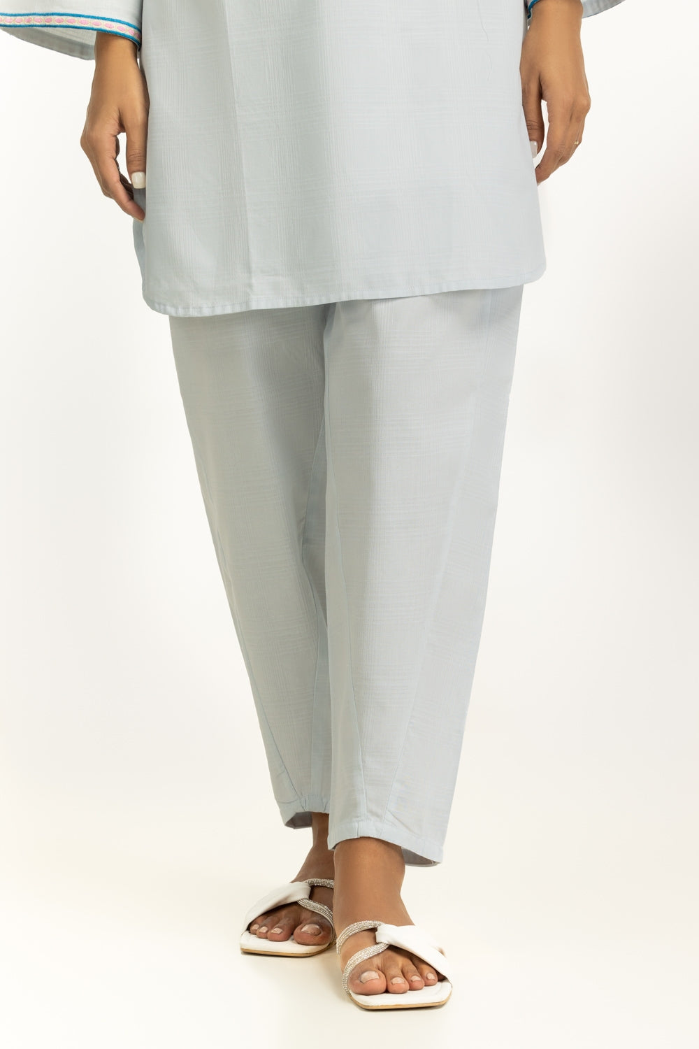 Dobby Embroidered Co-Ord Set