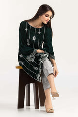 Velvet Embroidered Shirt