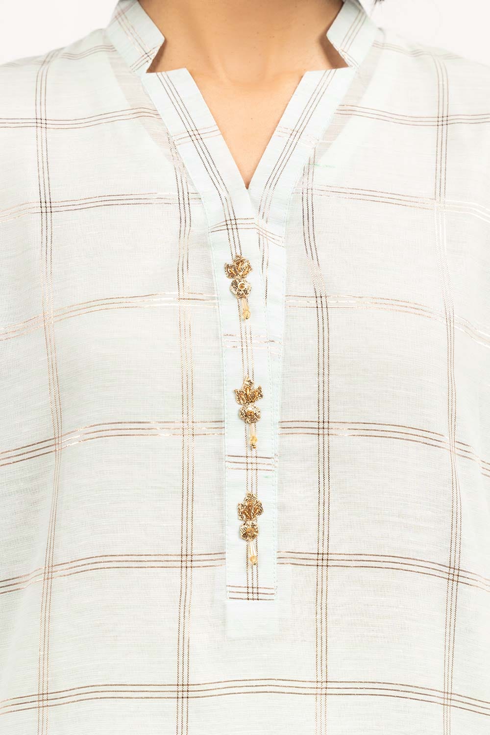 2 Piece Festive Suit Munar Kurta Raw Silk Pants