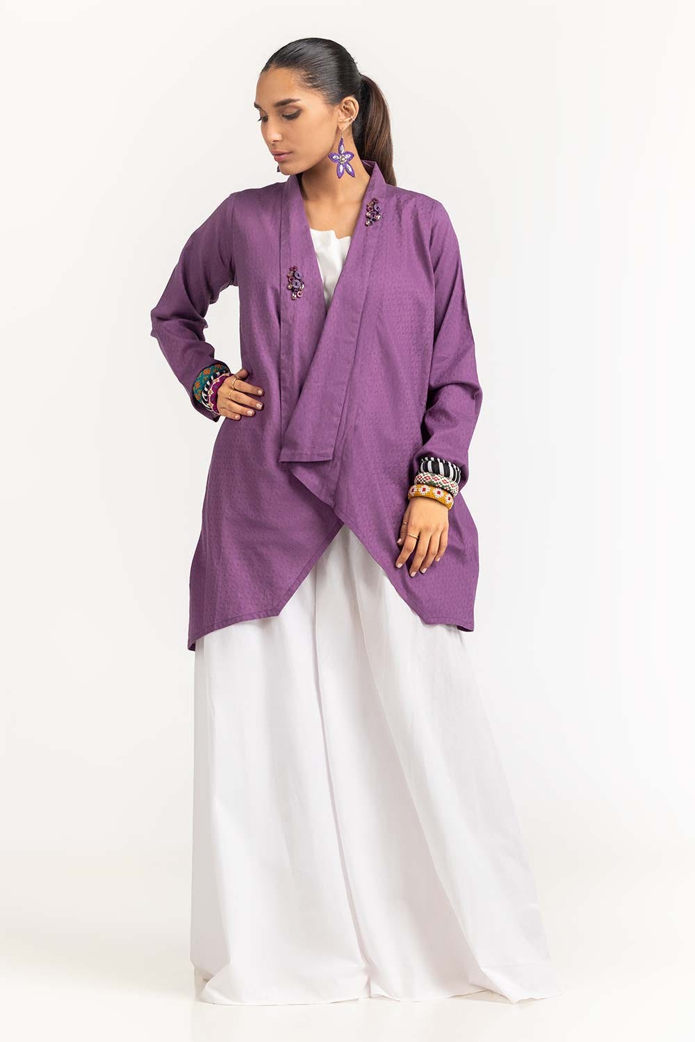 Dobby Embellished Shirt