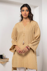 Dobby Dyed Embellished Shirt