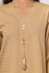 Dobby Dyed Embellished Shirt