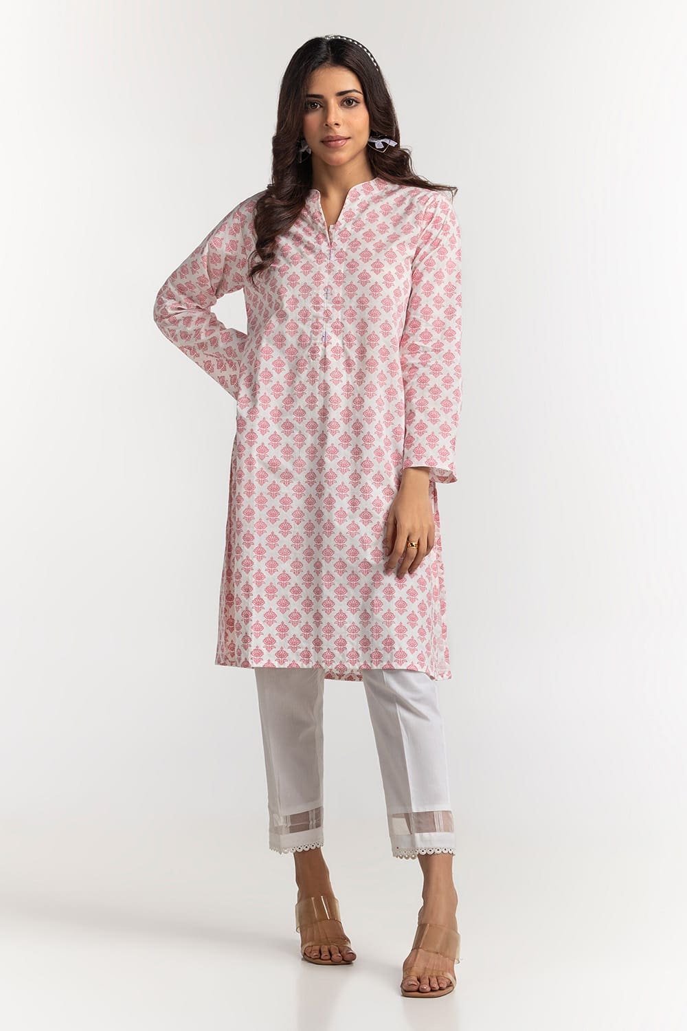 Cambric Block Printed Shirt