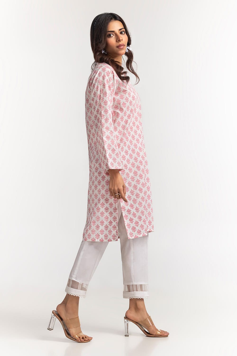 Cambric Block Printed Shirt