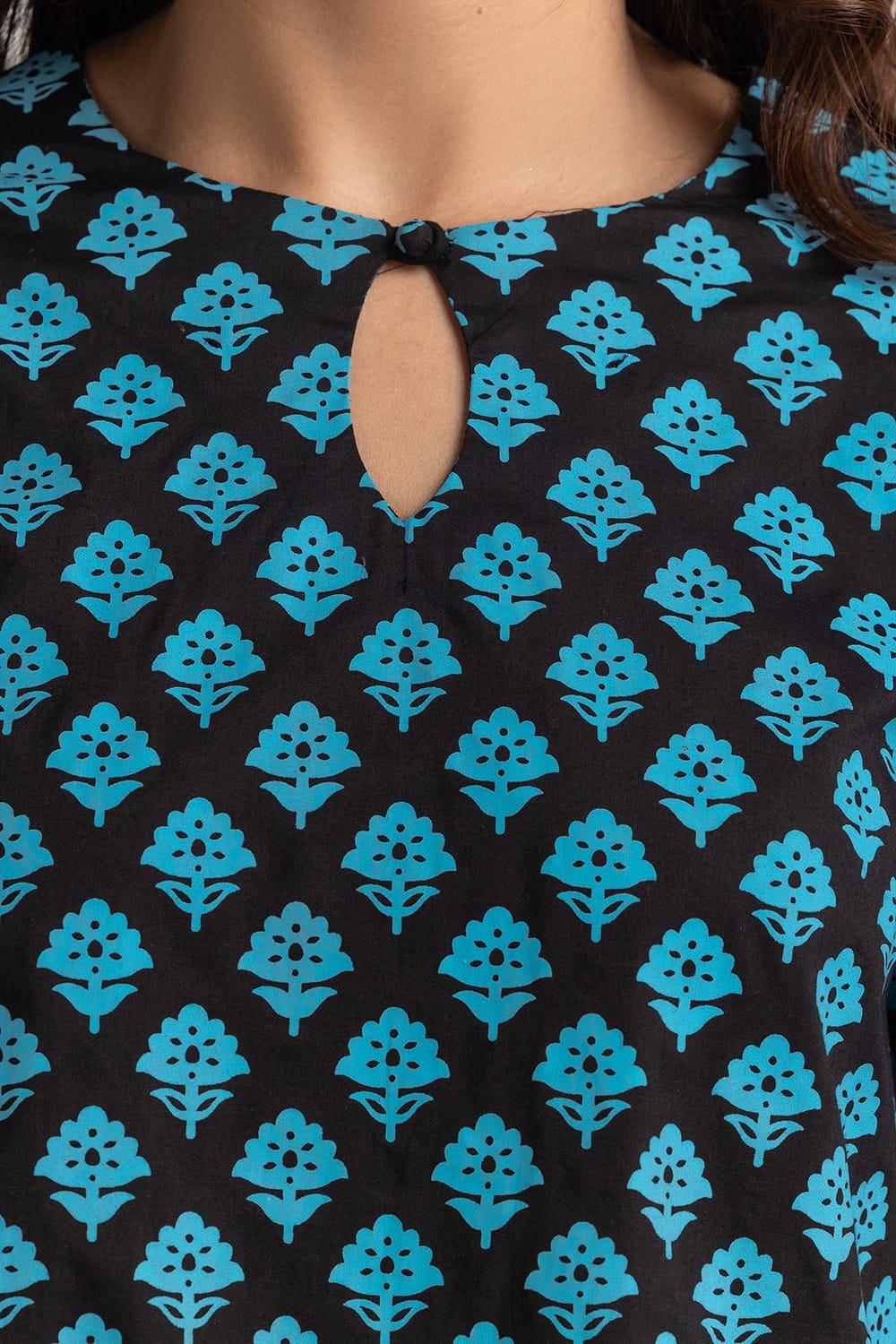 Cambric Block Printed Shirt