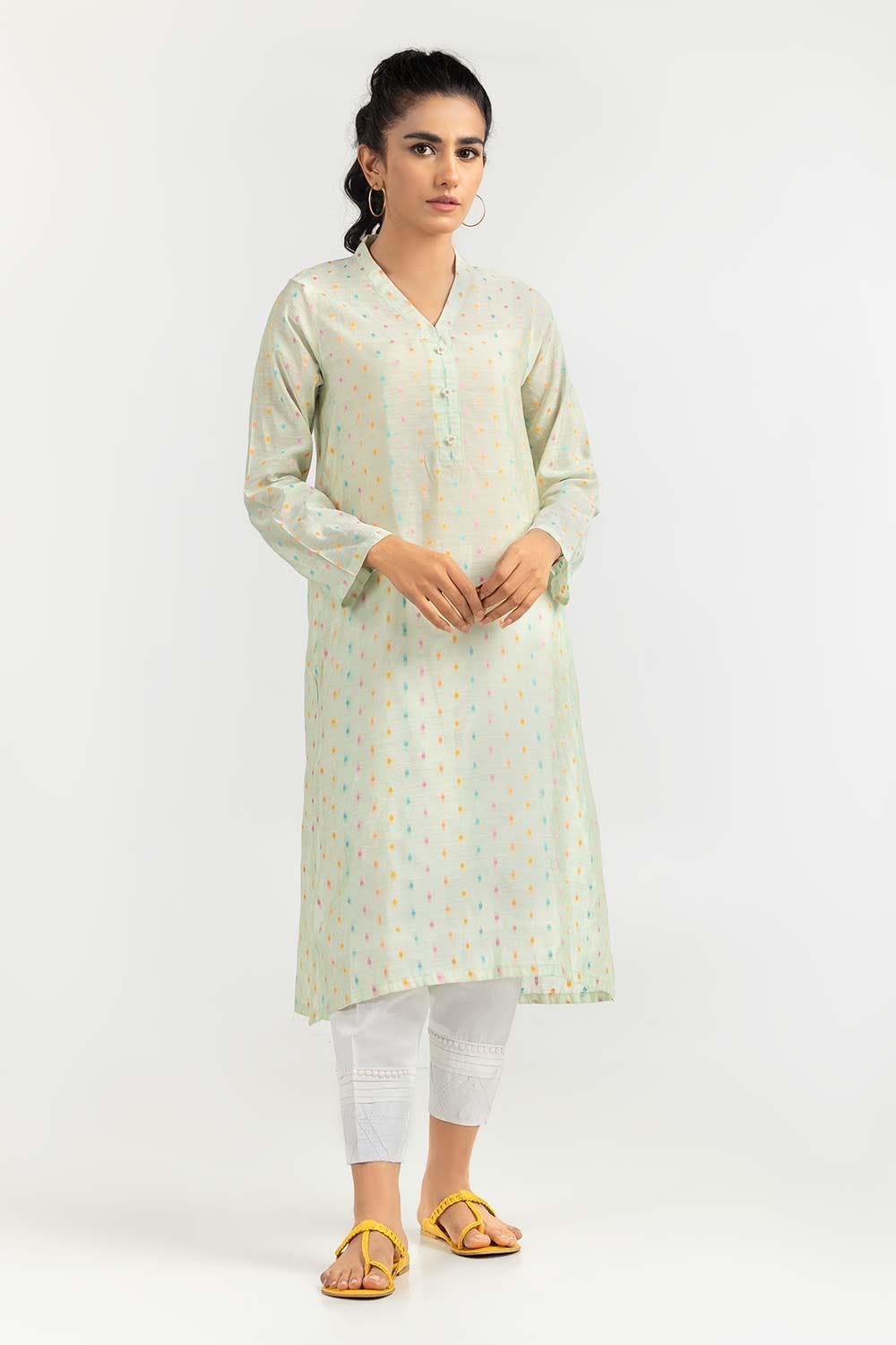 Paper Cotton Jacquard Shirt