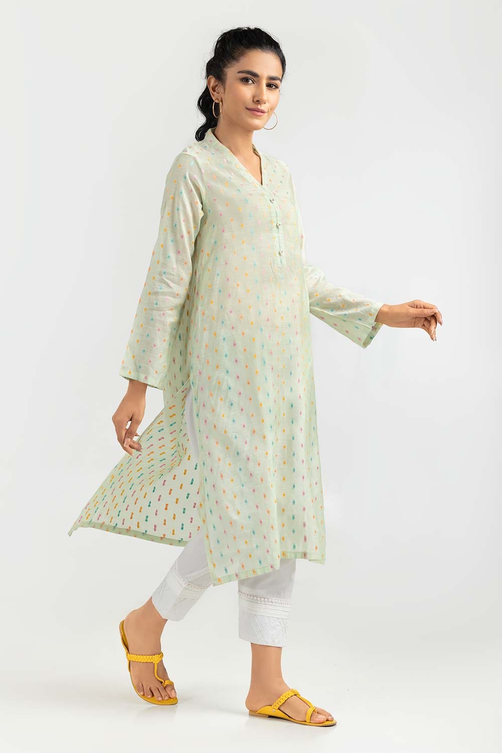 Paper Cotton Jacquard Shirt