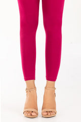 Hot Pink Jersey Tights
