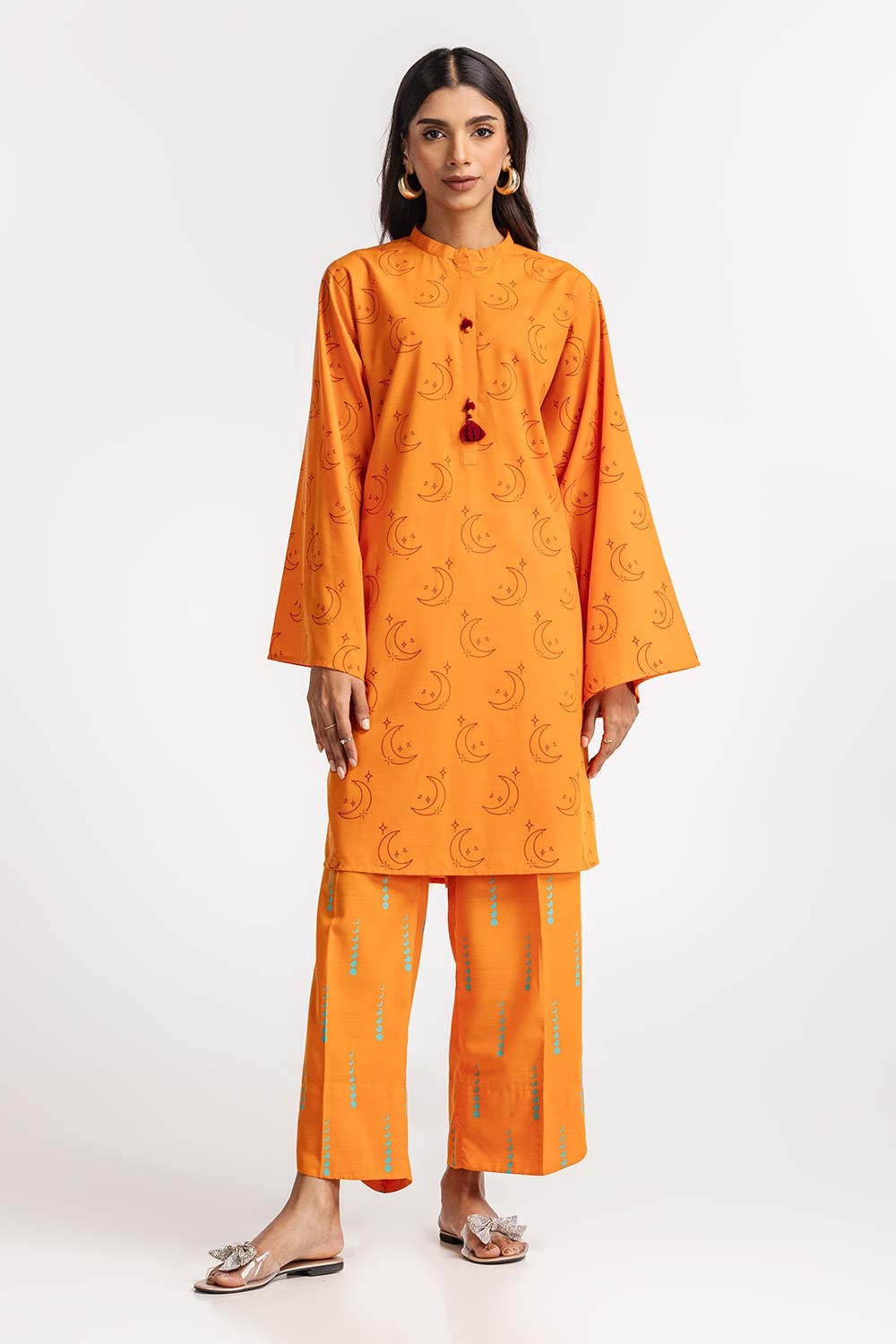 Poly Viscose Block Printed Co-Ord Set