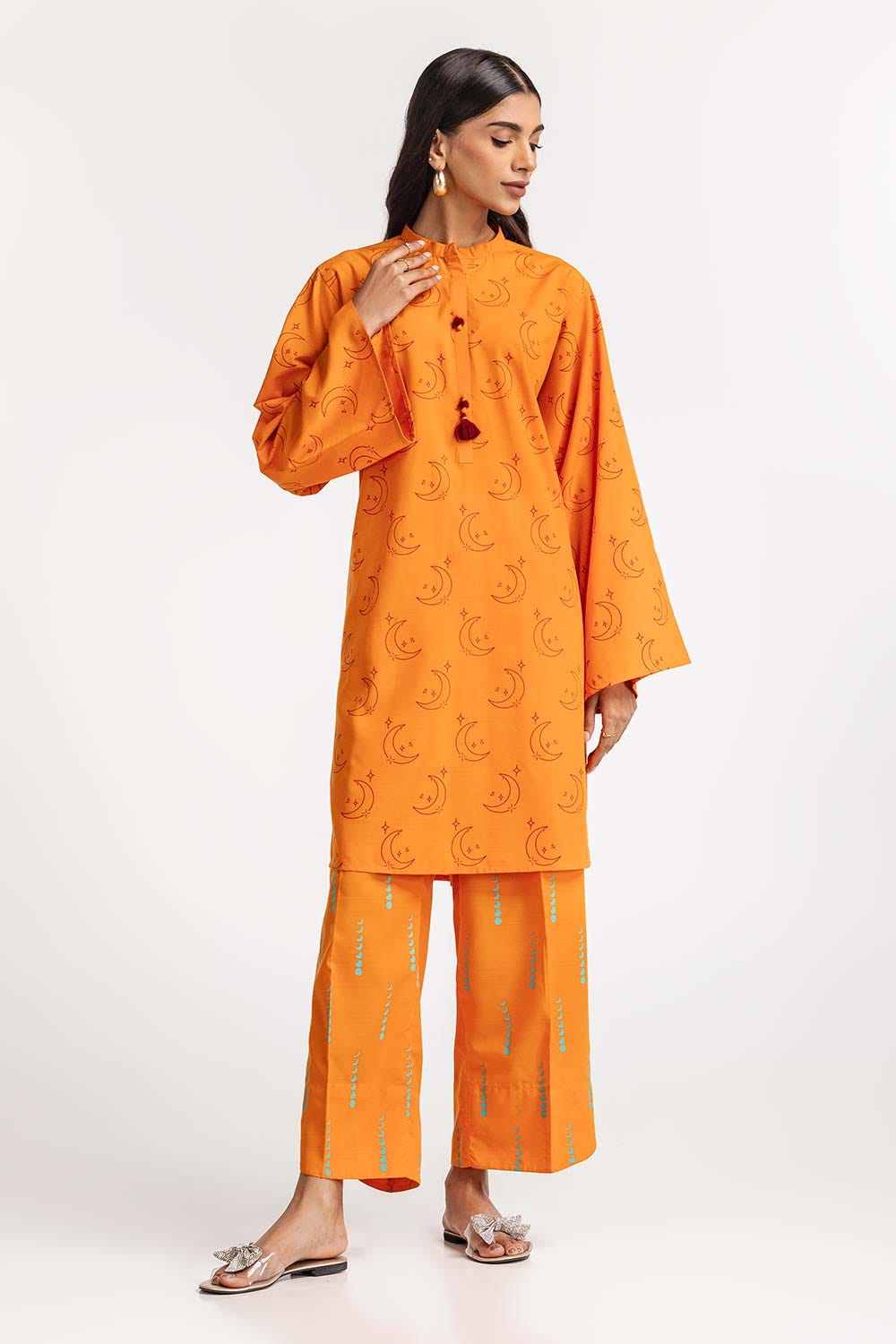 Poly Viscose Block Printed Co-Ord Set