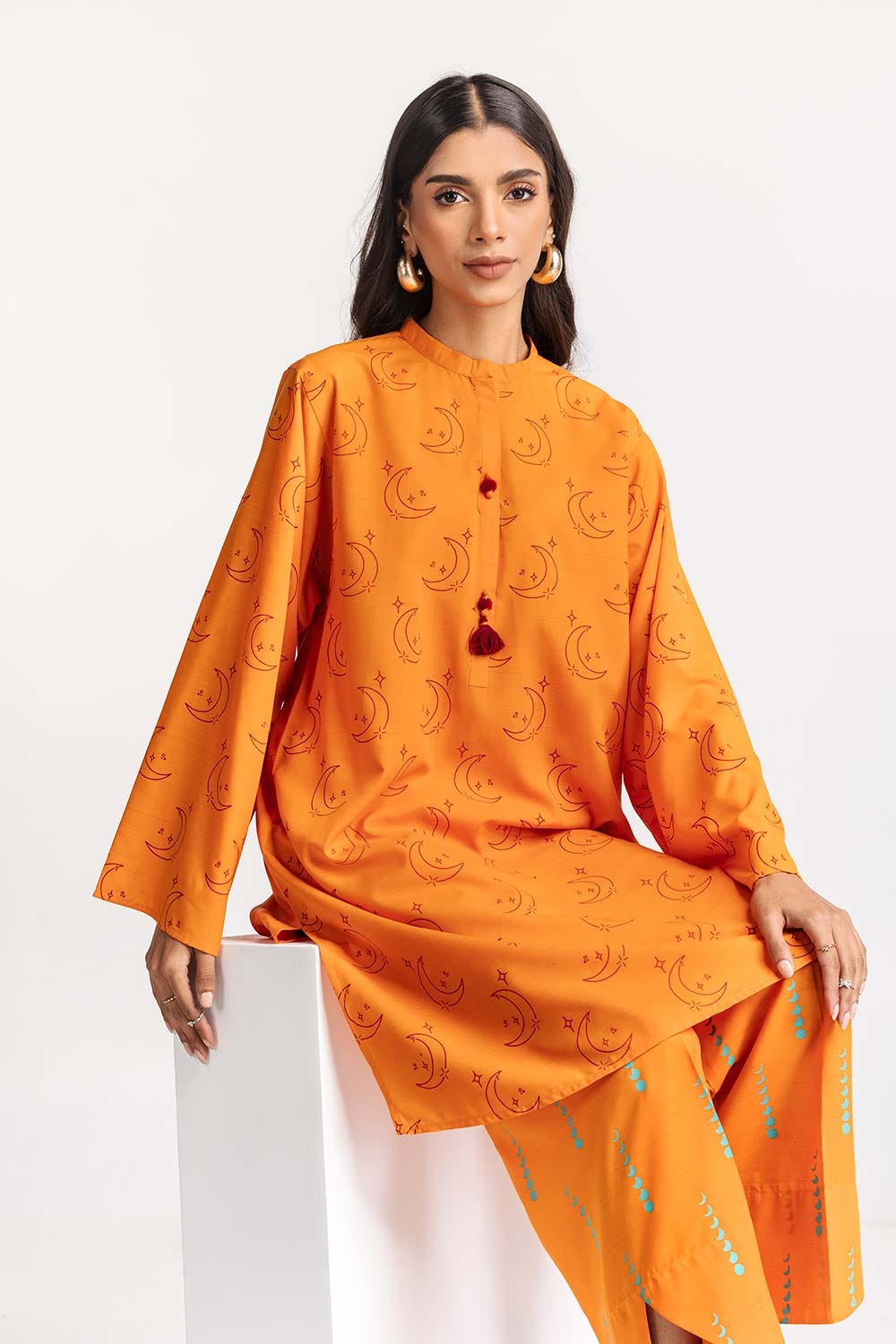 Poly Viscose Block Printed Co-Ord Set