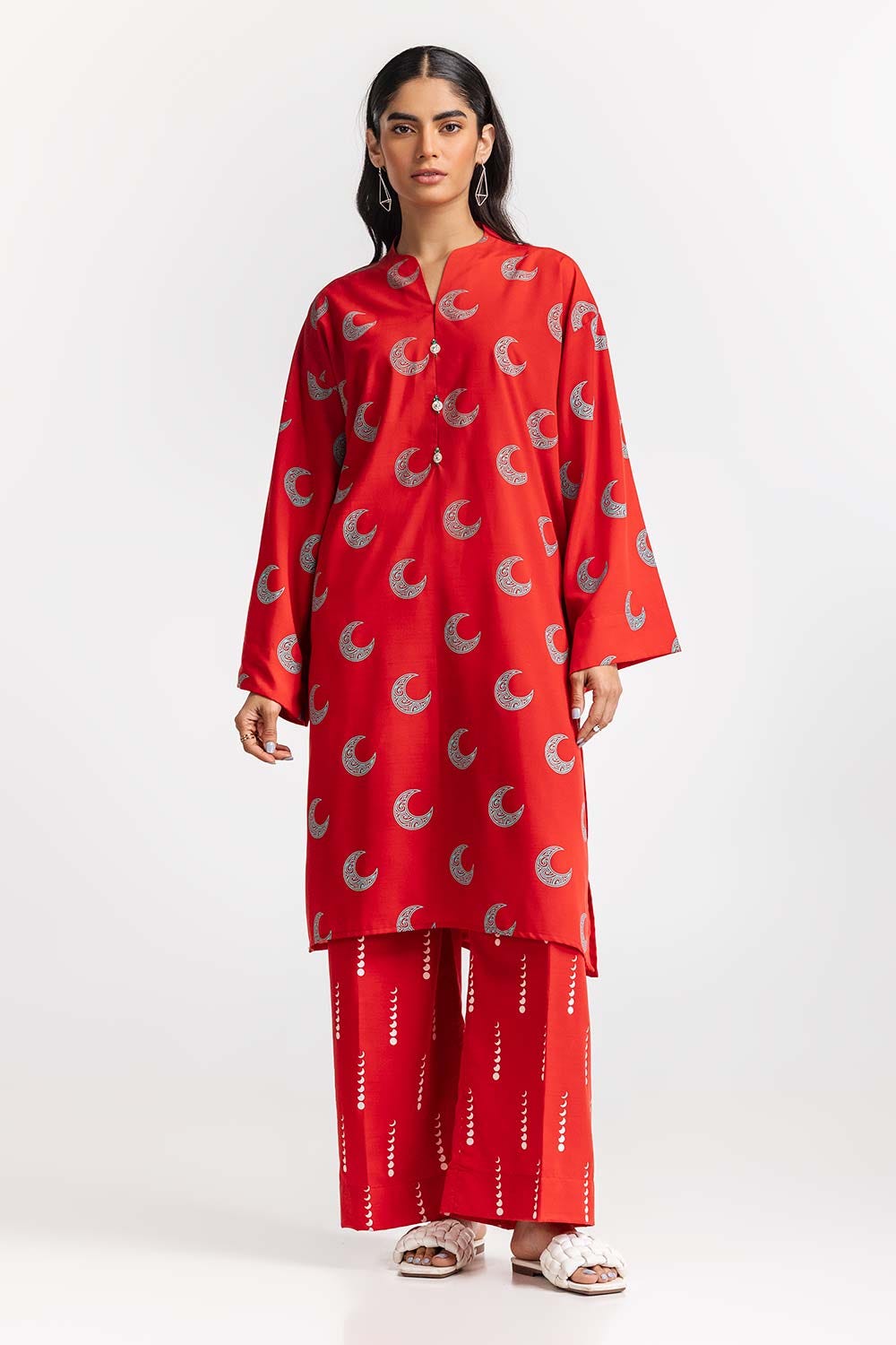 Poly Viscose Block Printed Co-Ord Set