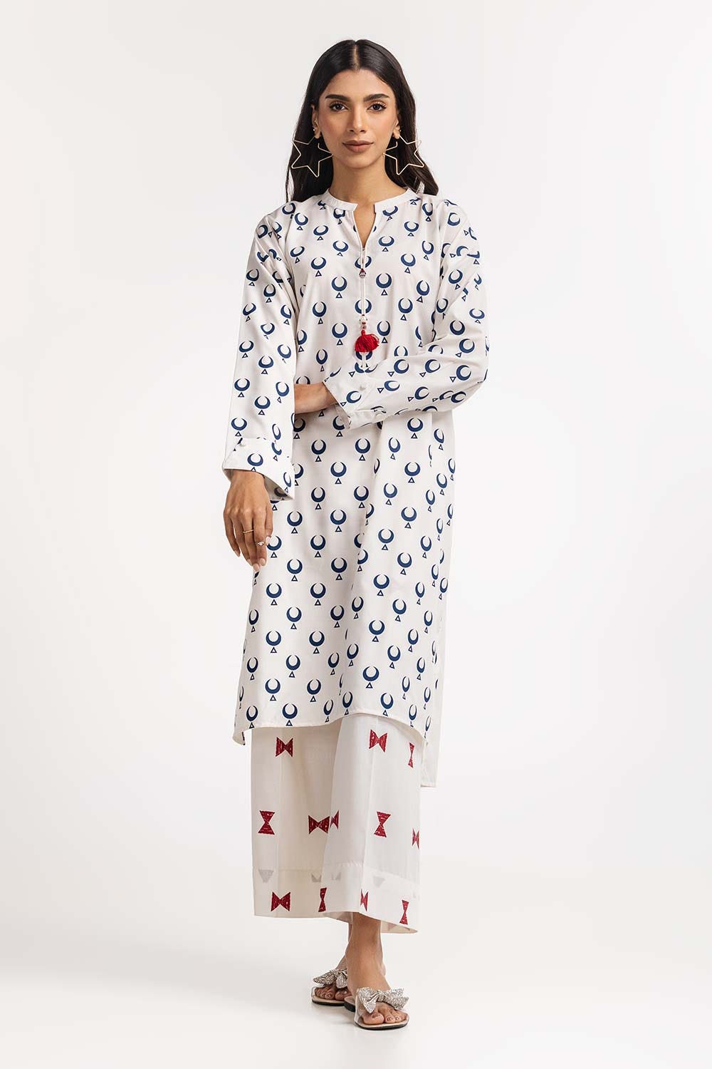 Poly Viscose Block Printed Co-Ord Set