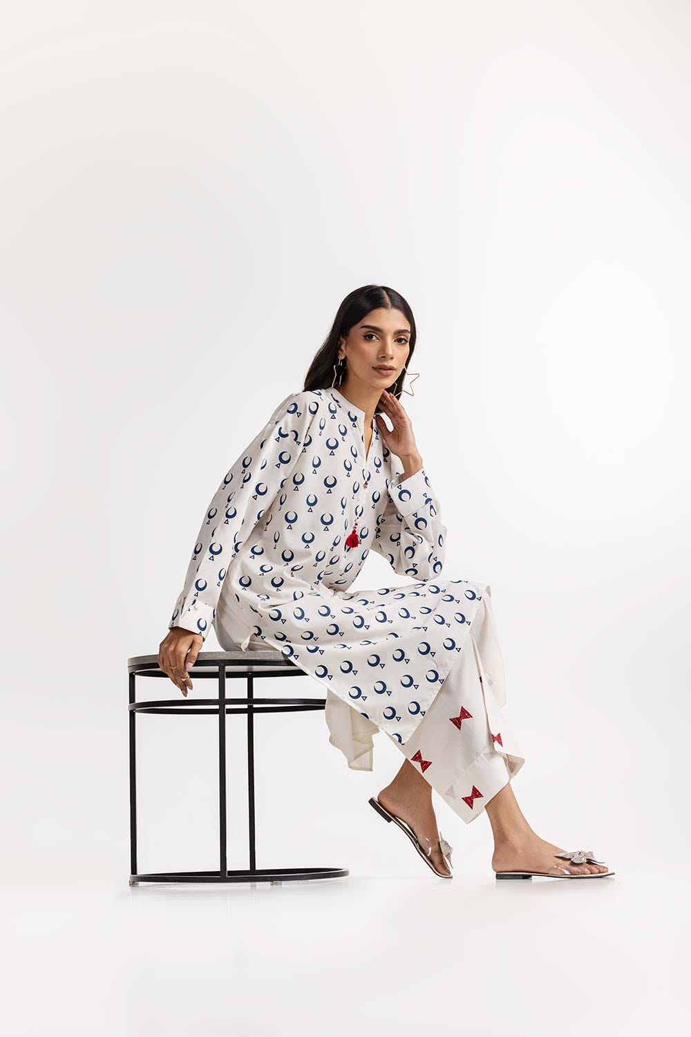 Poly Viscose Block Printed Co-Ord Set