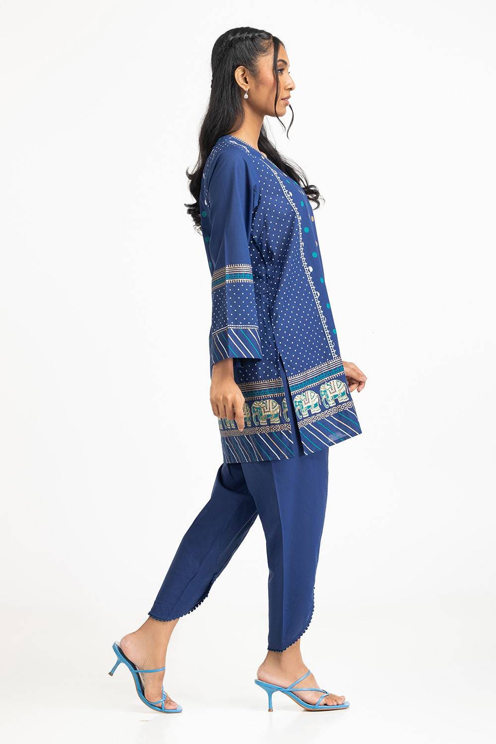Cambric Block Printed Co-Ord Set IPS-24-201