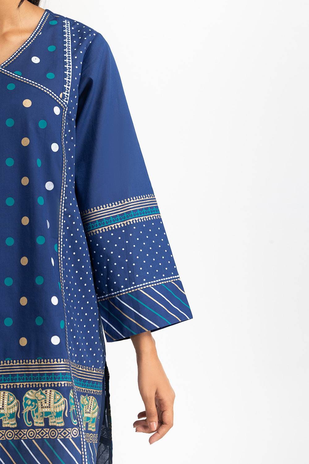 Cambric Block Printed Co-Ord Set IPS-24-201