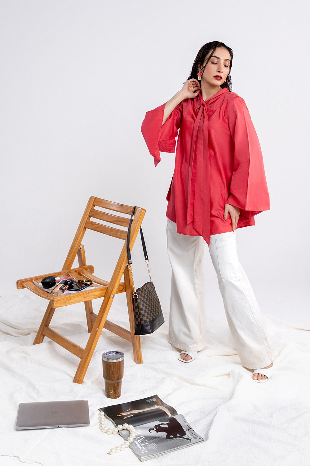 Cotton Viscose Dyed Tunic
