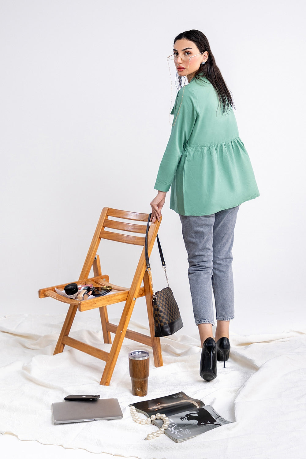 Cotton Viscose Dyed Tunic