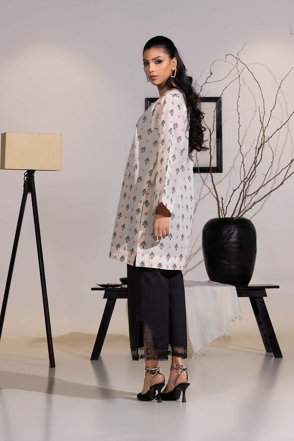 Jacquard Embellished Tunic