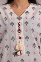 Jacquard Embellished Tunic