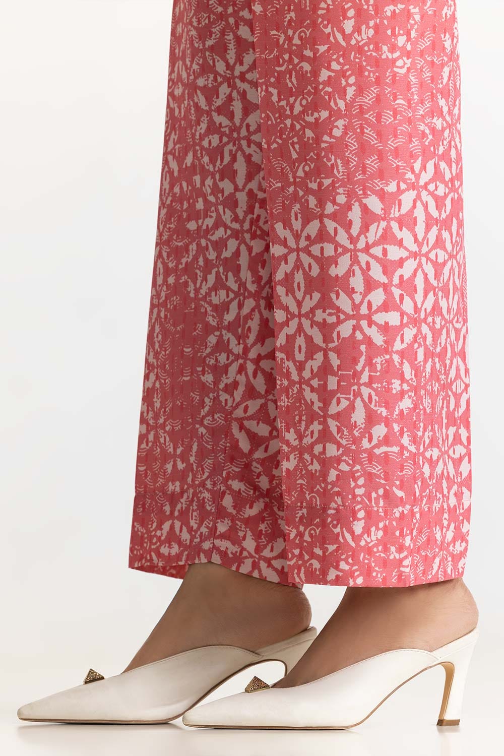 Poly Raw Slub Printed Co-Ord Set