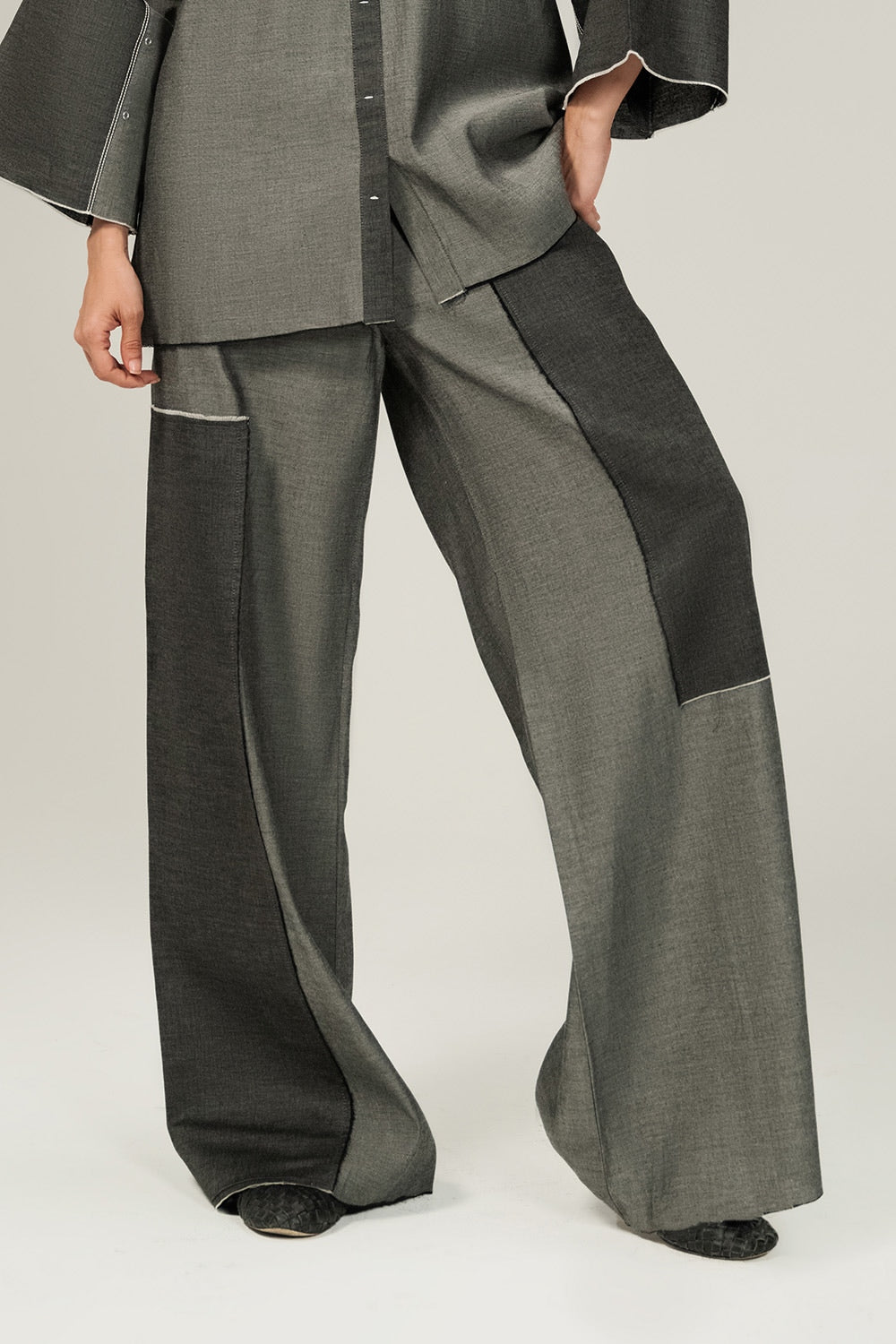 Denim Dyed Pants