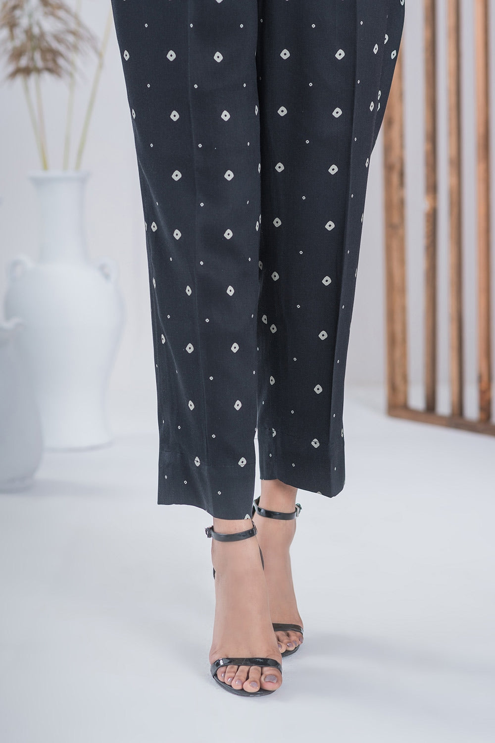 Twill Viscose Printed Frock And Printed Trouser
