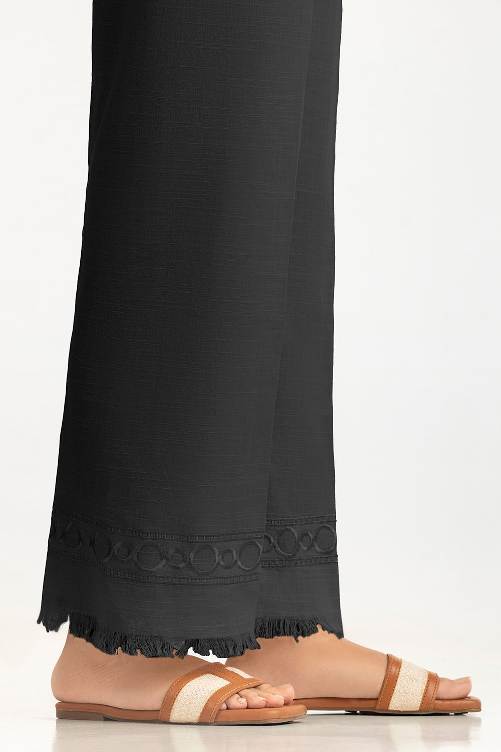 Khaddar Embroidered Trouser