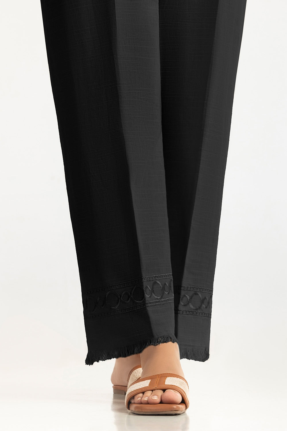 Khaddar Embroidered Trouser
