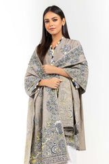 Screen Printed Khaddar Shirt Dupatta