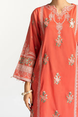 Lawn Embroidered Shirt And Tulip Shalwar