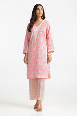 Jacquard Printed Shirt And Lawn  Lacquer Printed Trouser IUSTTS-303