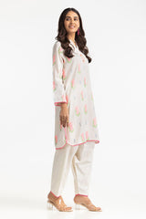 Jacquard Embellished Shirt And Shalwar