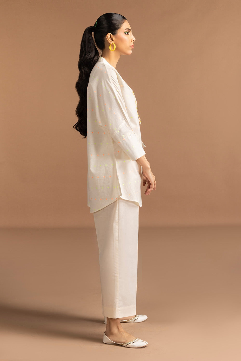 Jacquard Embellished Tunic