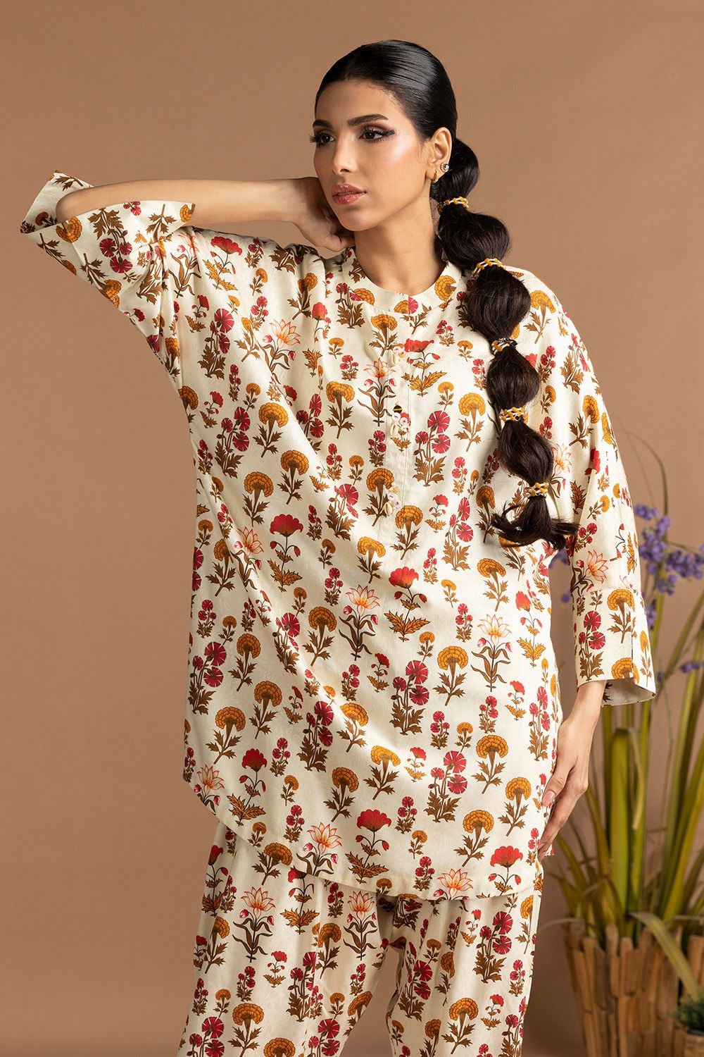 Dobby Printed Co-Ord Set