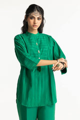 Dobby Dyed Embellished Shirt And Trouser