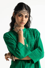 Dobby Dyed Embellished Shirt And Trouser