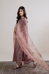 ORCHID DUSK-3PC (SHIRT, TROUSER & DUPATTA)