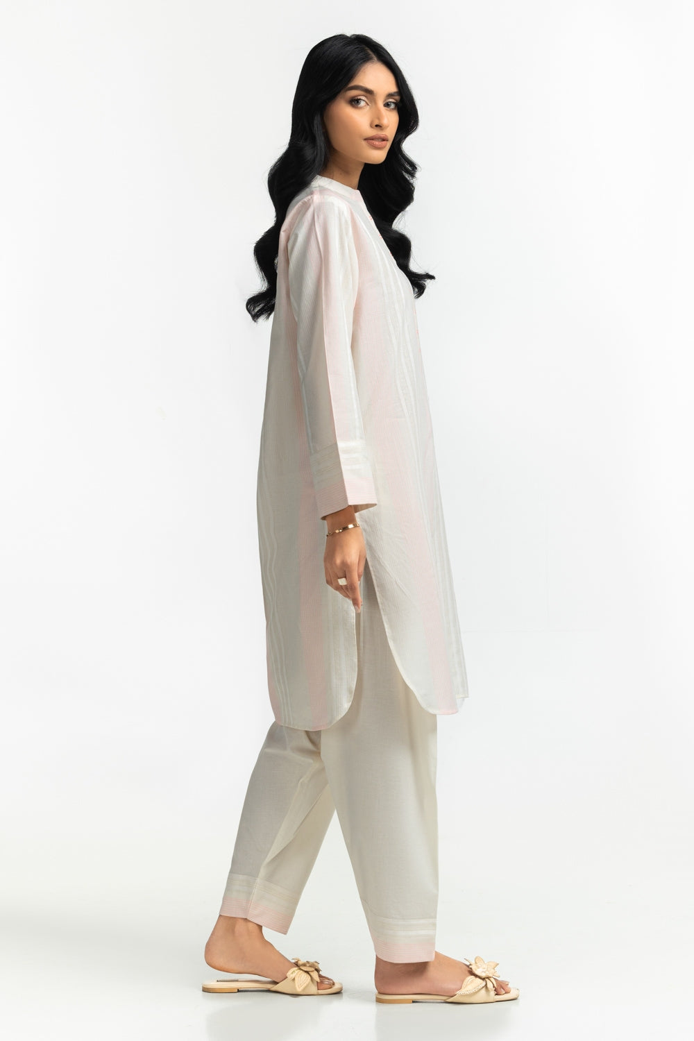 Neon Jacquard Embroidered Shirt And Shalwar