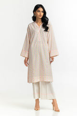 Neon Jacquard Embroidered Shirt And Trouser