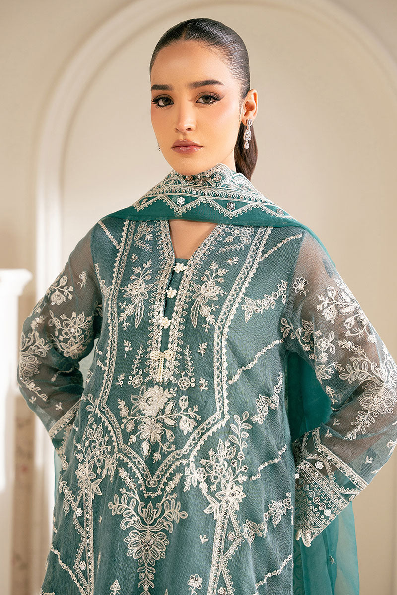 NORTH SEA-4PC (SHIRT, TROUSER ,SLIP & DUPATTA)